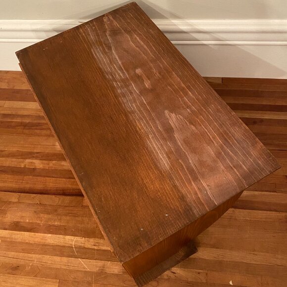 Vintage Wooden Roll Top Bread Box - Picture 5 of 8